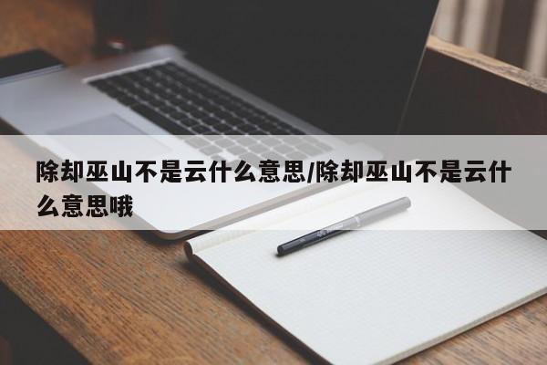 除却巫山不是云什么意思/除却巫山不是云什么意思哦